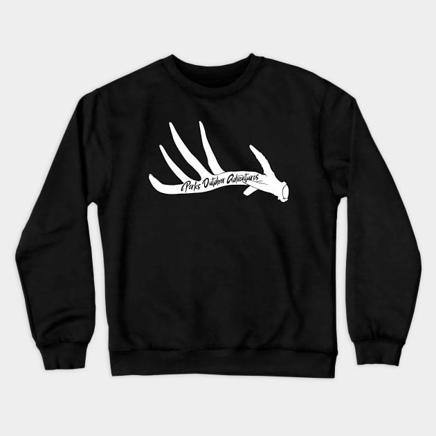 Curly's Antler Crewneck Sweatshirt by Perks Outdoor Adventures